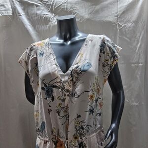 Rebecca Taylor Multicolor‎ Floral Dress Womens Size 10